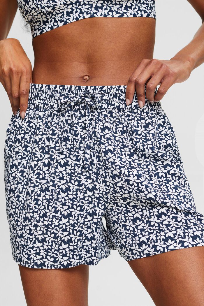 Pantaloncini da spiaggia con stampa, NAVY, detail image number 2