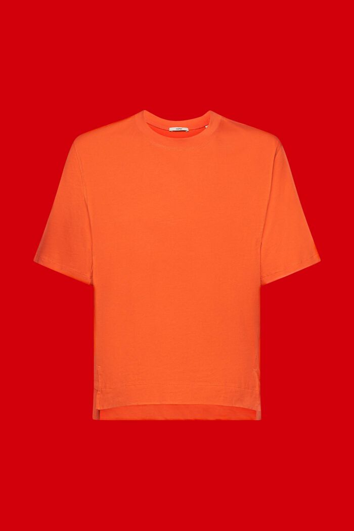 T-shirt di cotone, ORANGE RED, detail image number 6