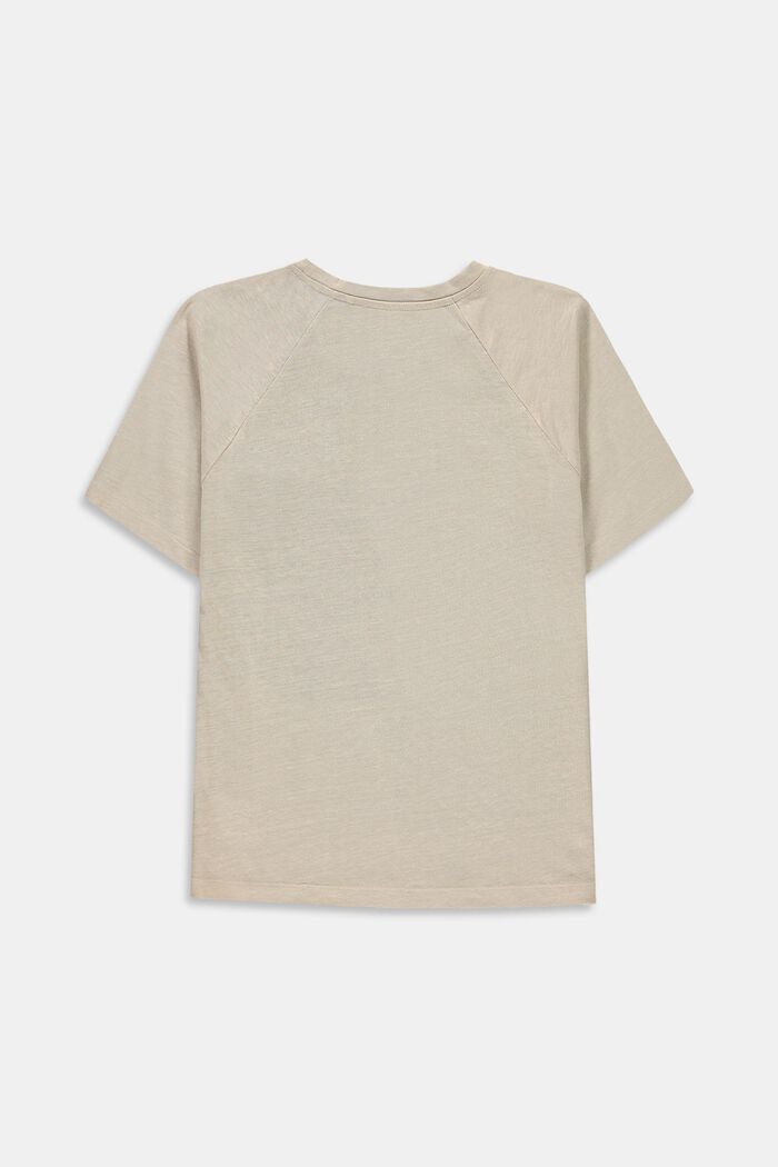 Con lino: t-shirt oversize a blocchi di colore