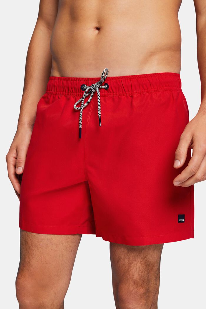 Pantaloni da spiaggia con vita elastica, ORANGE RED, detail image number 2