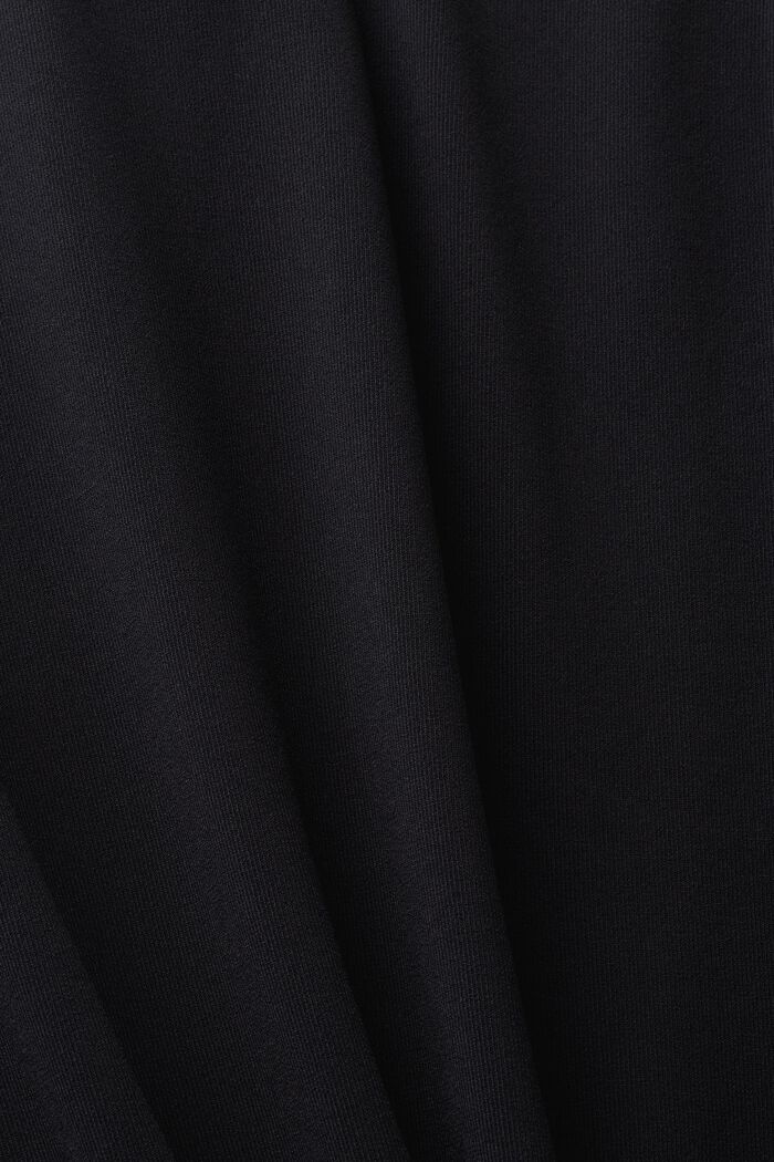 Minigonna in maglia tecnica, BLACK, detail image number 4
