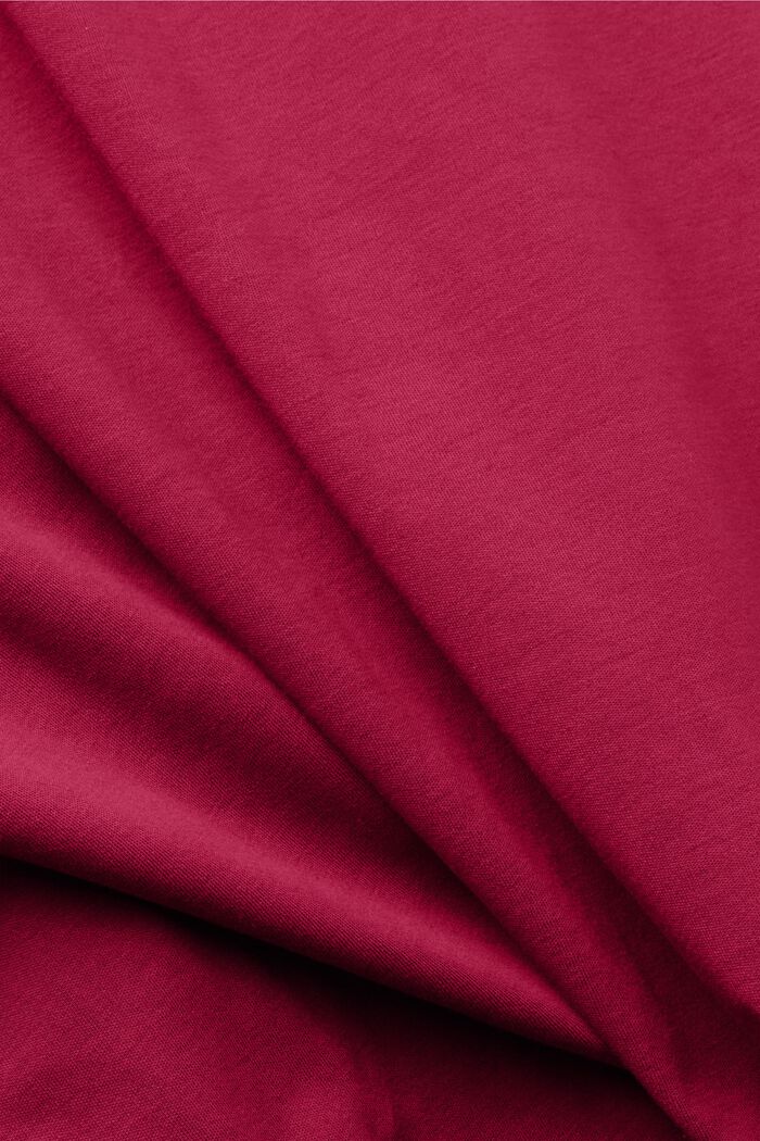 Polo in cotone Pima, DARK PINK, detail image number 4