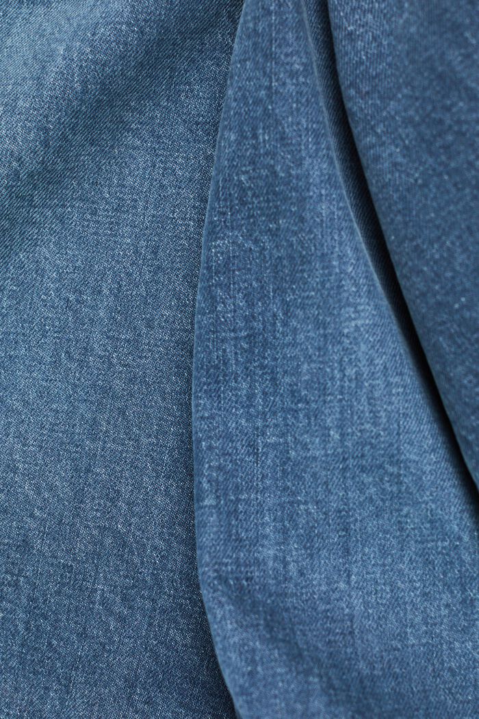 Jeans Slim Fit a vita media, BLUE MEDIUM WASHED, detail image number 6