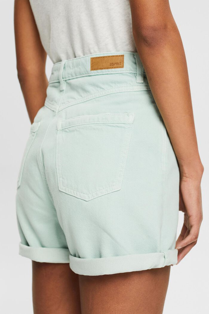 Shorts con effetti rovinati, DUSTY GREEN, detail image number 1