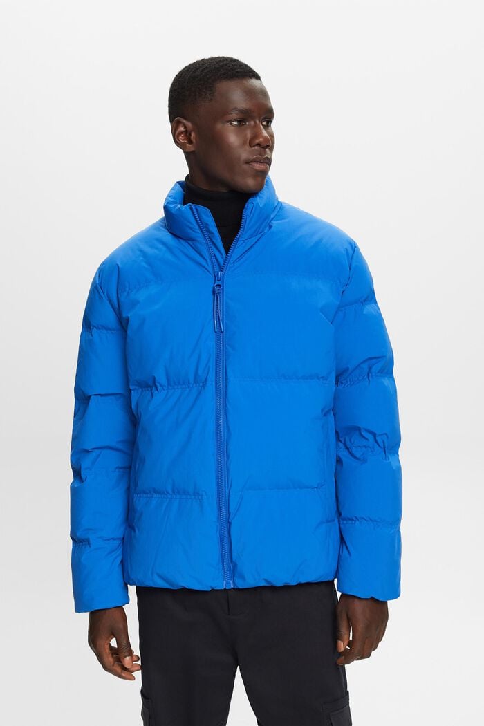 Riciclato: giacca trapuntata con piuma d'oca, BRIGHT BLUE, detail image number 2