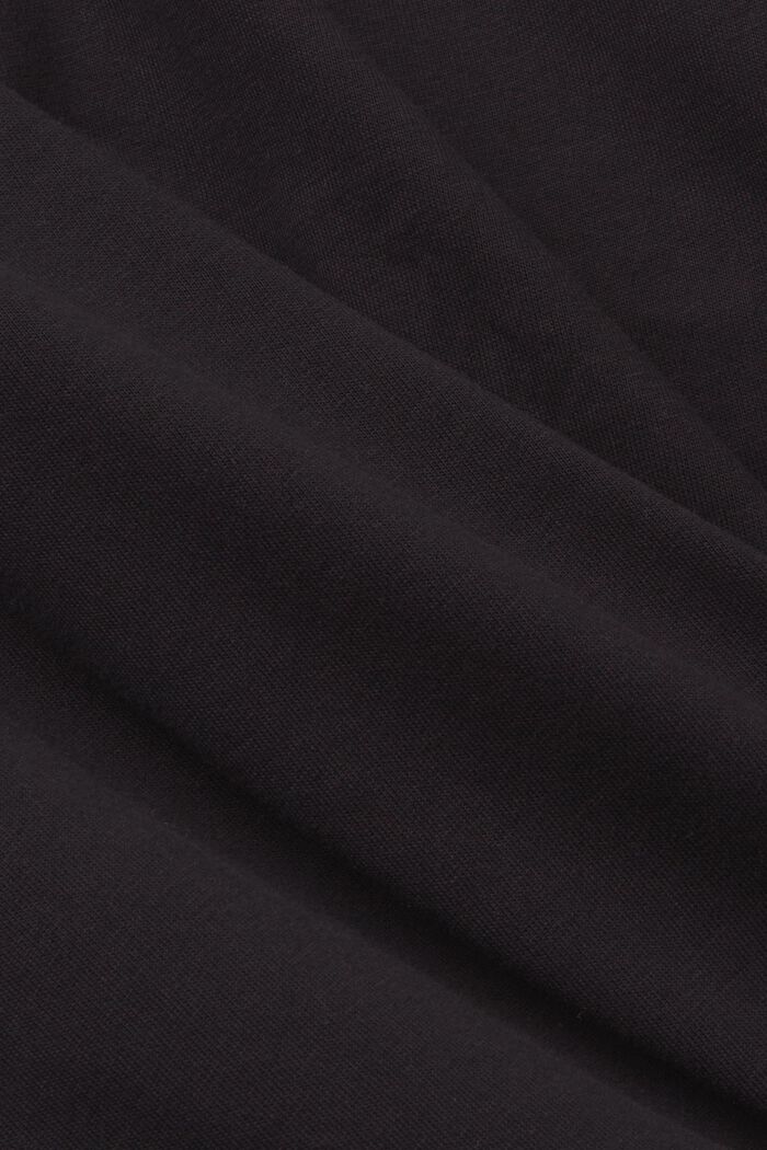 T-shirt in cotone con stampa di delfino, BLACK, detail image number 5