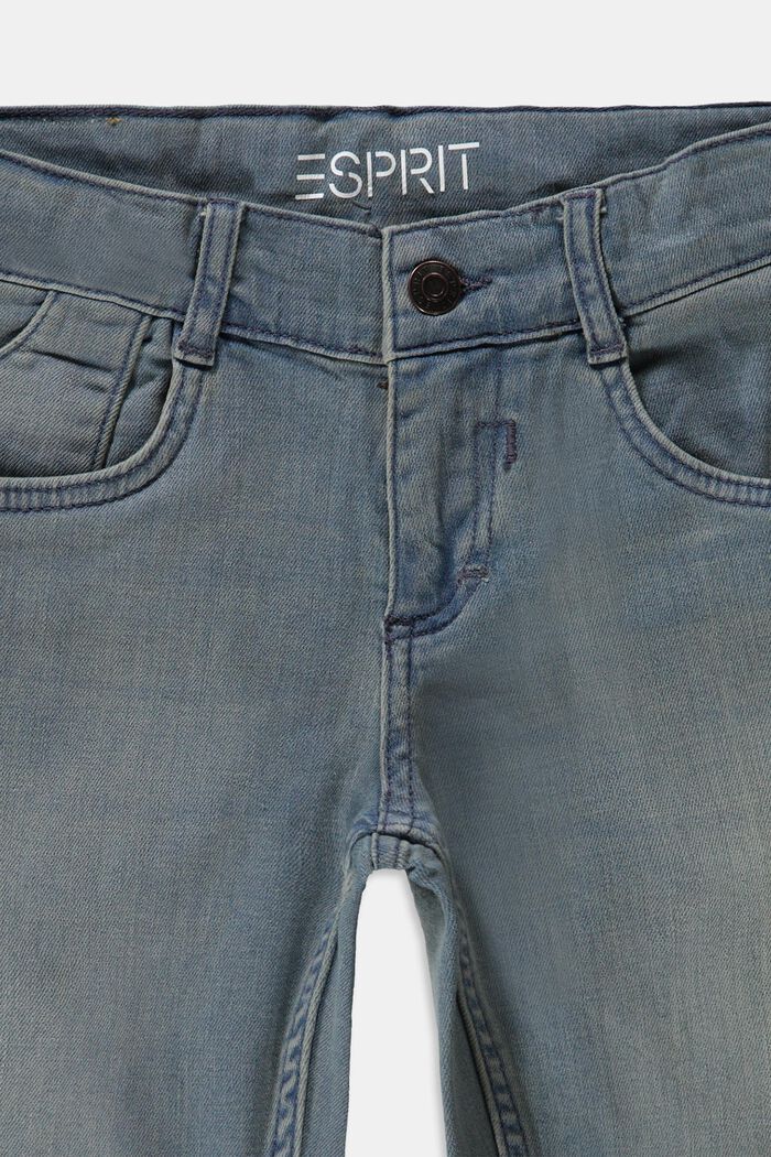 Shorts bermuda con vita regolabile, BLUE BLEACHED, detail image number 2