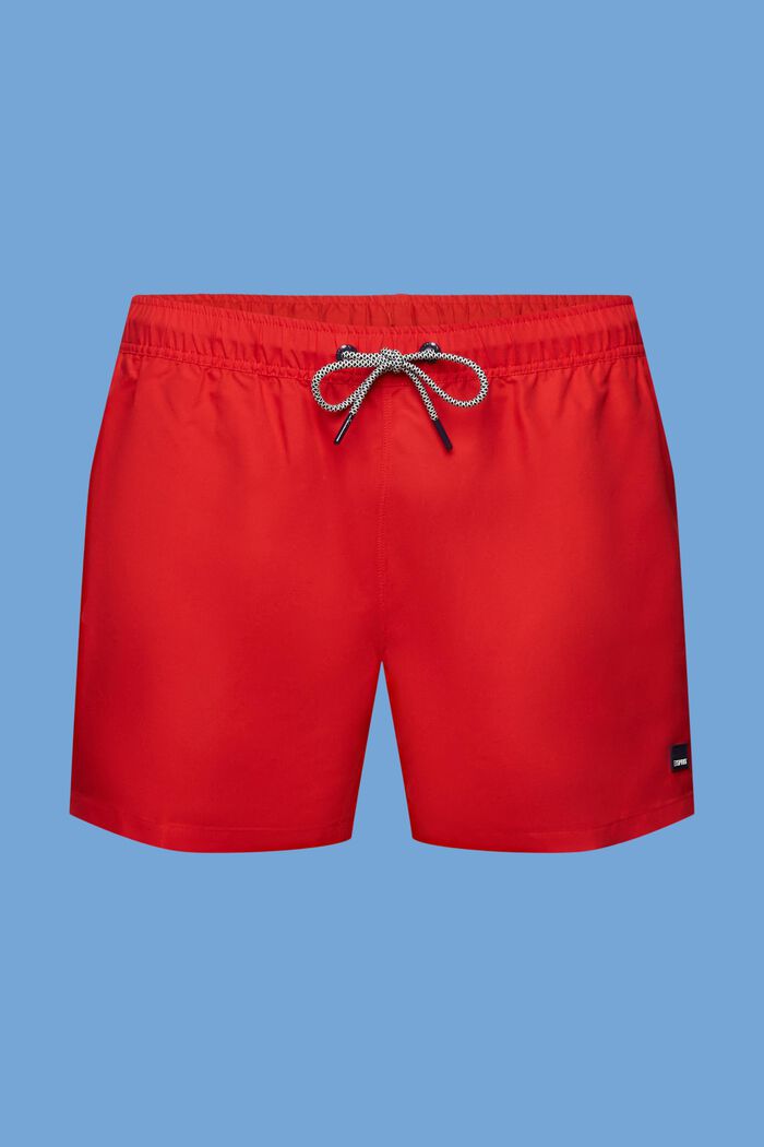 Pantaloni da spiaggia con vita elastica, ORANGE RED, detail image number 6