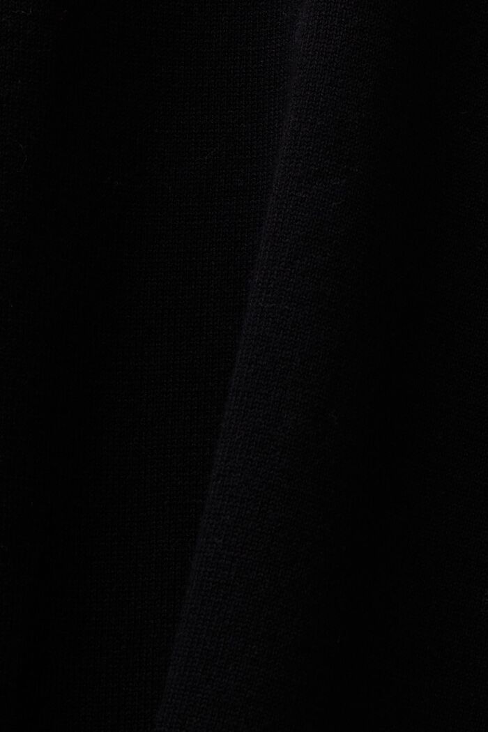 Pullover a dolcevita con maniche a pipistrello, BLACK, detail image number 7