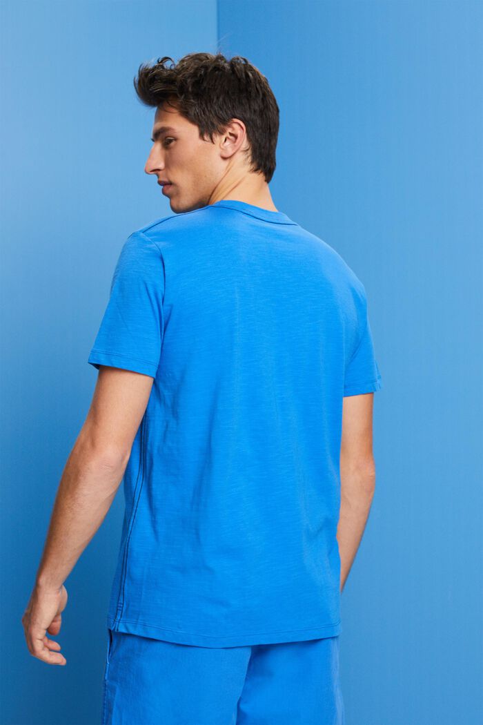 T-shirt in jersey di cotone, BRIGHT BLUE, detail image number 3