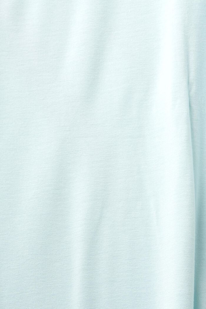 T-shirt con stampa metallizzata, LENZING™ ECOVERO™, LIGHT AQUA GREEN, detail image number 5