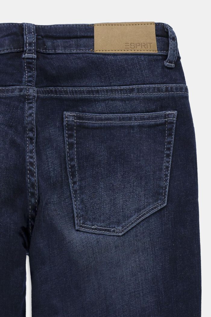 Jeans catarifrangenti con vita regolabile, BLUE DARK WASHED, detail image number 2