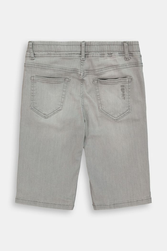 Bermuda di jeans con vita elastica