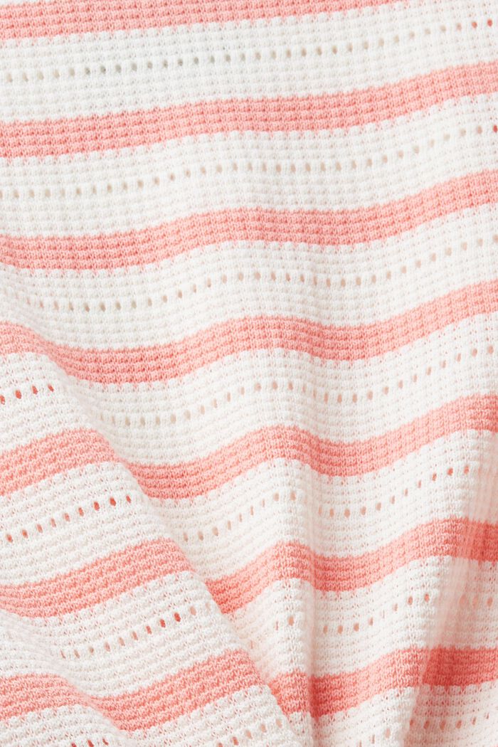 Pullover in cotone pointelle, NEW OFF WHITE, detail image number 5