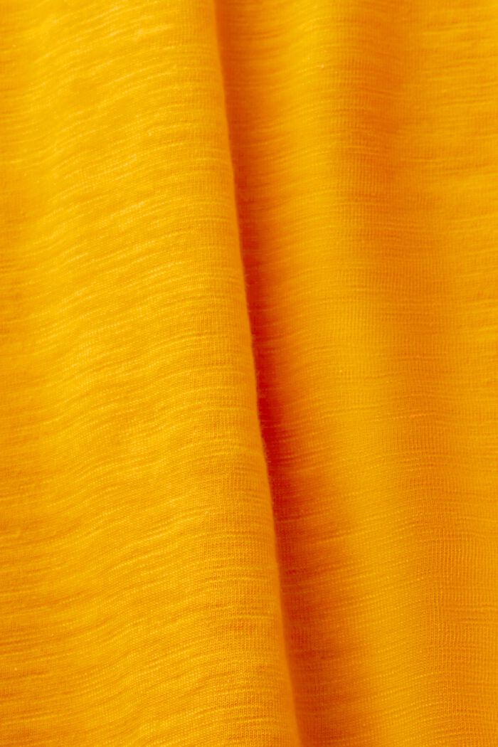 Maglia basic a maniche lunghe in jersey, GOLDEN ORANGE, detail image number 5