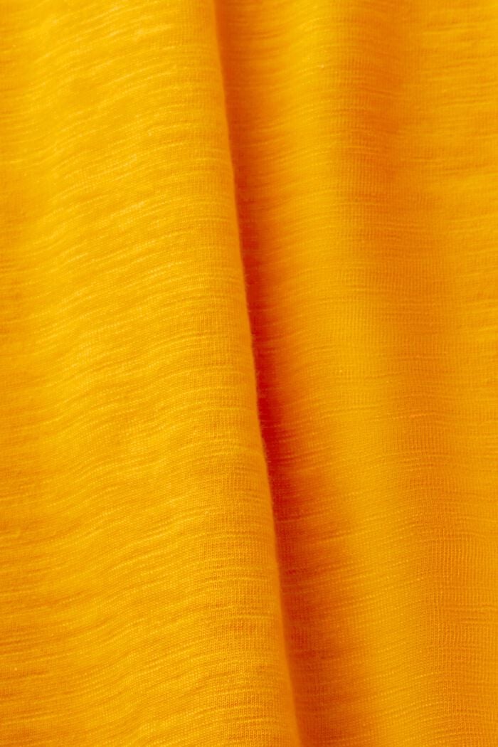 Maglia basic a maniche lunghe in jersey, GOLDEN ORANGE, detail image number 5