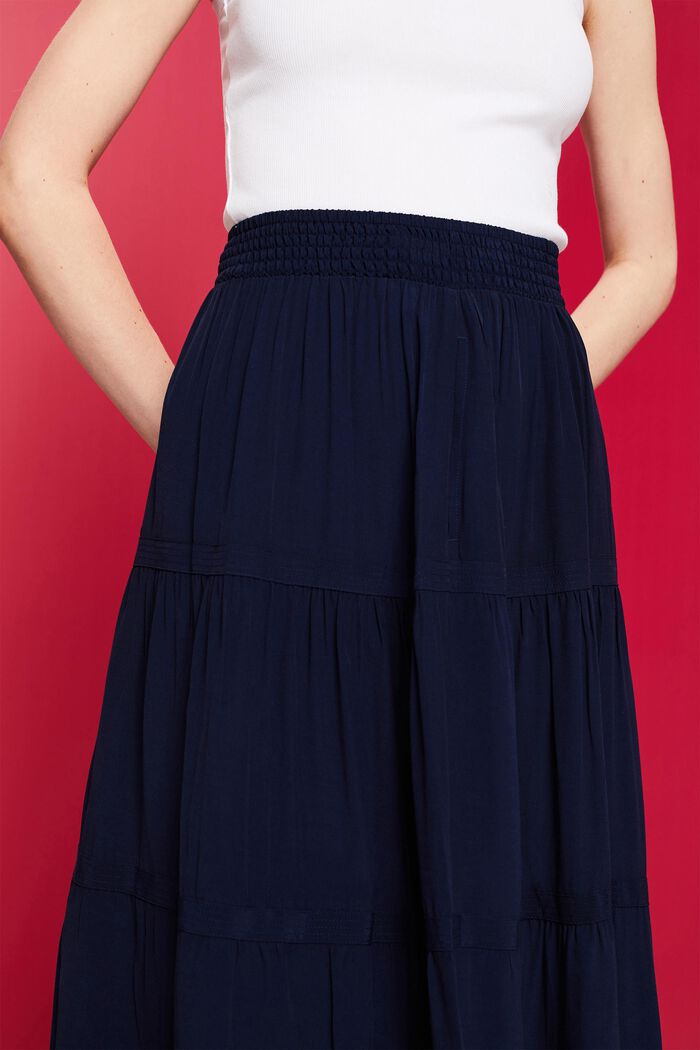 Gonna midi Classic, NAVY, detail image number 2