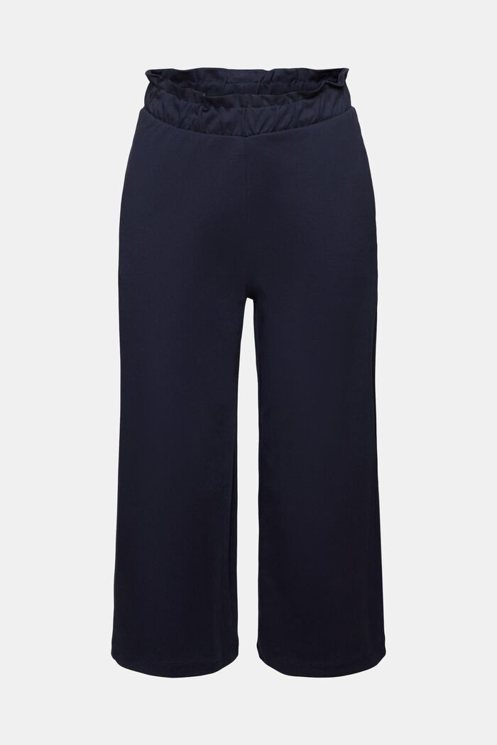 Pantaloni culotte con pinces, NAVY, detail image number 6
