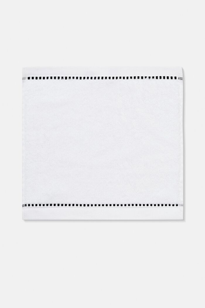 Con TENCEL™: set di asciugamani in spugna, WHITE, detail image number 5