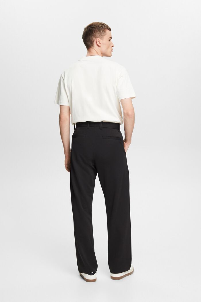 Pantaloni in twill, BLACK, detail image number 2