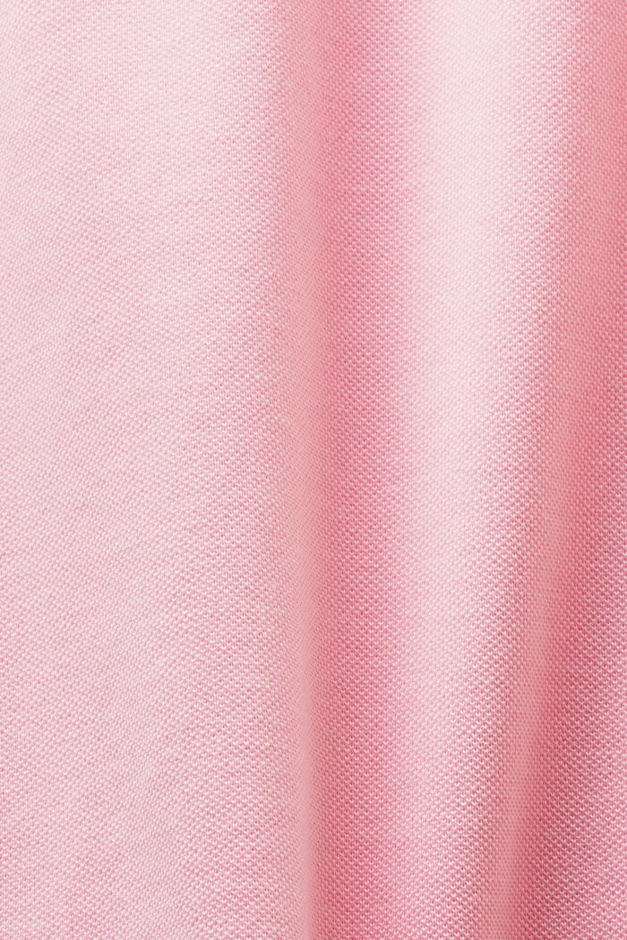 Polo in piqué, PASTEL PINK, detail image number 4