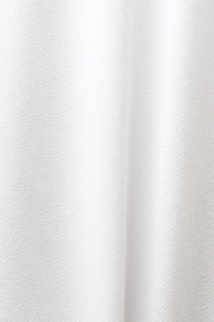 Pullover a girocollo smanicato, WHITE, detail image number 5