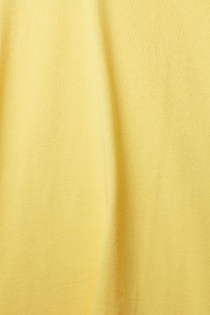 T-shirt in jersey, 100% cotone, YELLOW, detail image number 1