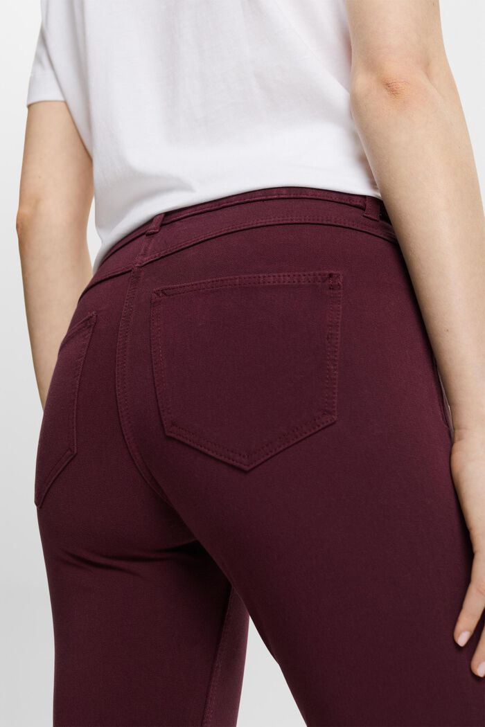 Pantaloni elasticizzati, AUBERGINE, detail image number 4