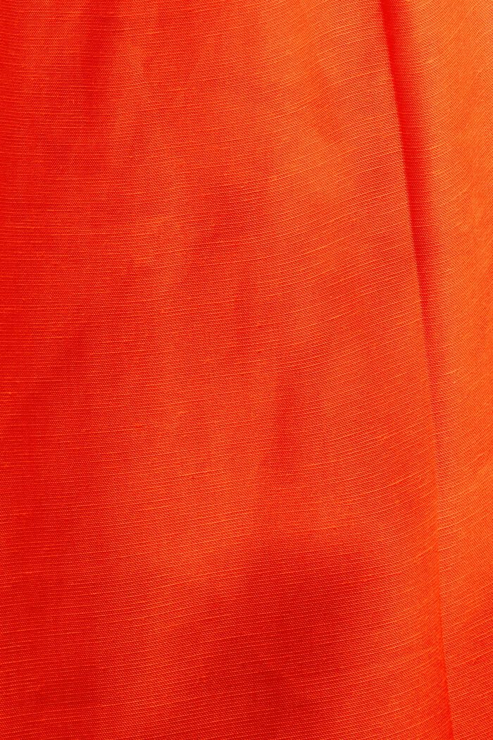 Mix and Match Pantaloni culotte cropped, vita alta, BRIGHT ORANGE, detail image number 6