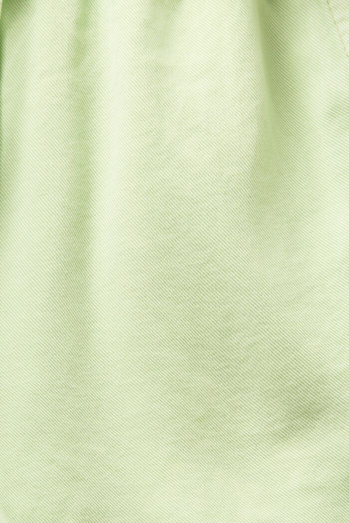 Shorts da infilare in twill, LIGHT GREEN, detail image number 6