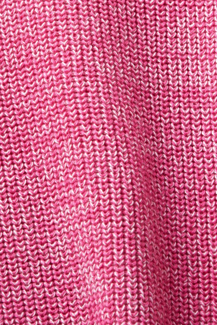 Pullover con collo a lupetto in maglia a coste, PINK FUCHSIA, detail image number 5
