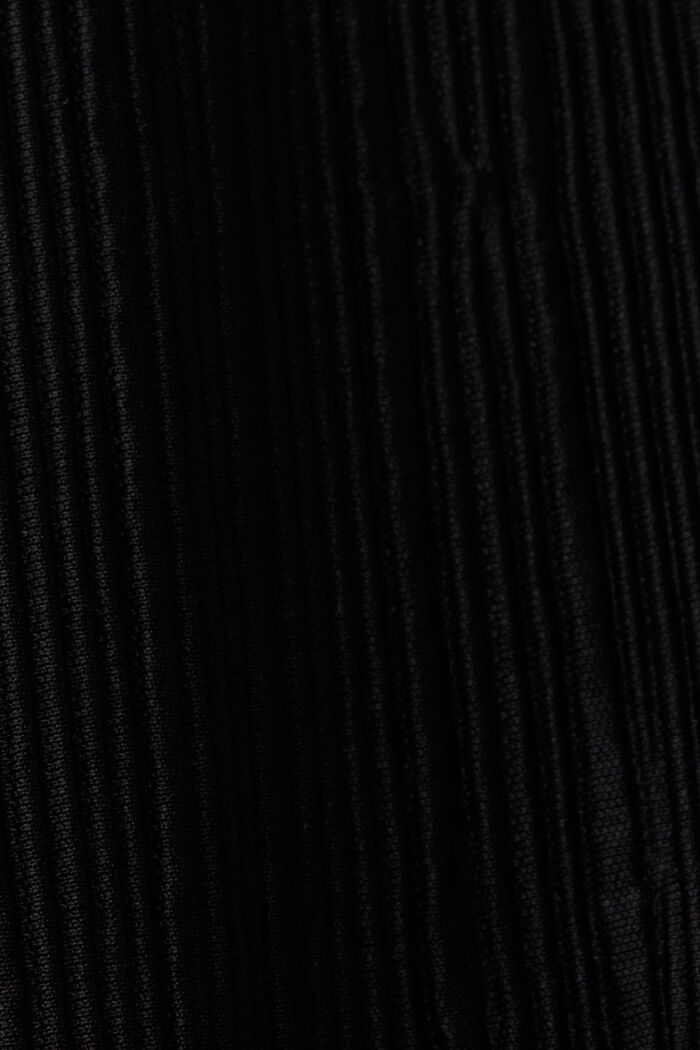 CURVY Top plissettato in jersey, BLACK, detail image number 4