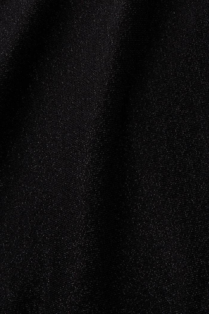 Pullover luccicante con maniche a pipistrello, LENZING™ ECOVERO™, BLACK, detail image number 5
