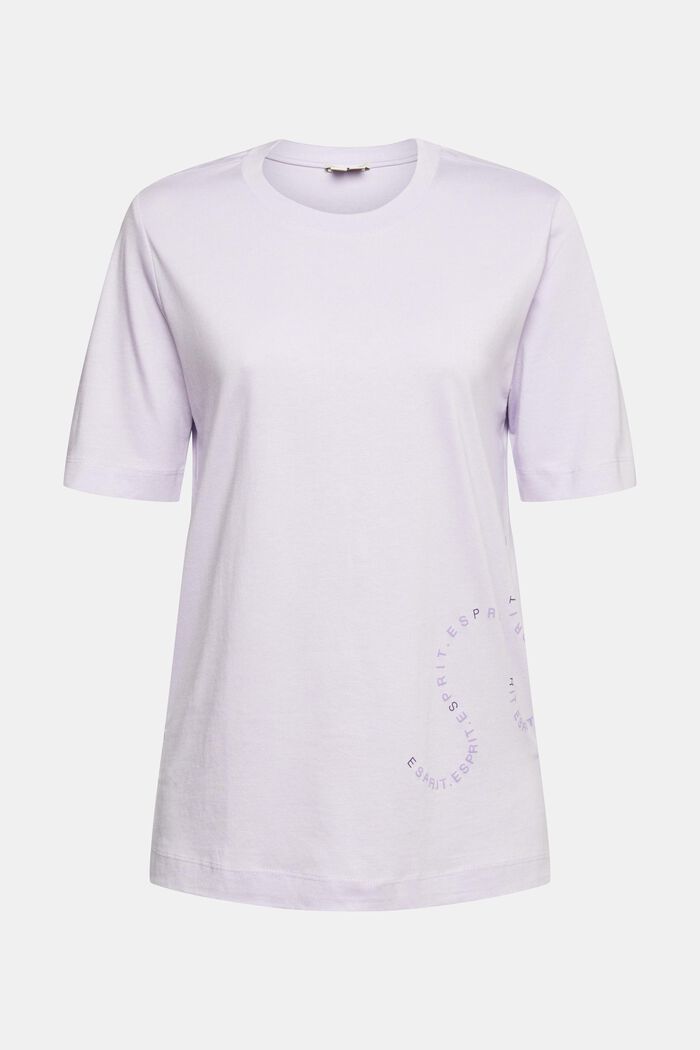 Con TENCEL™: t-shirt con stampa, LILAC, overview