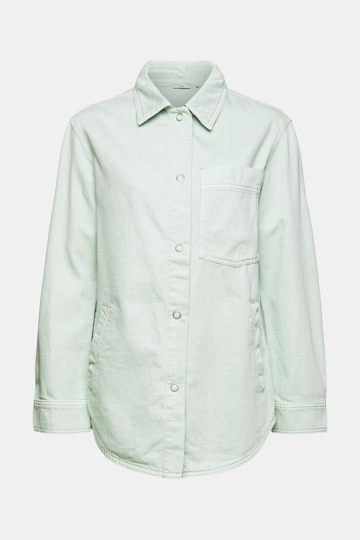 Con TENCEL™: giacca camicia oversize