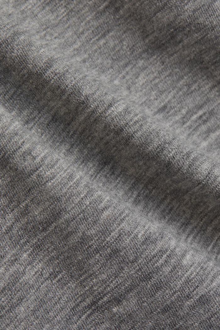 T-shirt in jersey, cotone biologico / LENZING™ ECOVERO™, MEDIUM GREY, detail image number 4