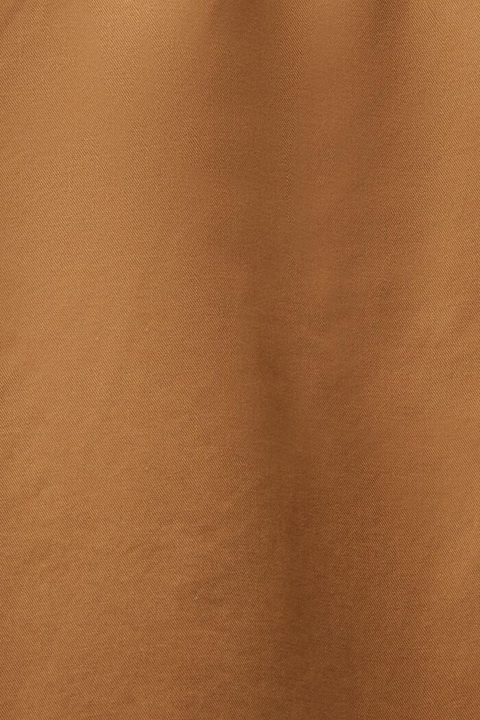 Pantaloncini stile chino in cotone sostenibile, CAMEL, detail image number 6