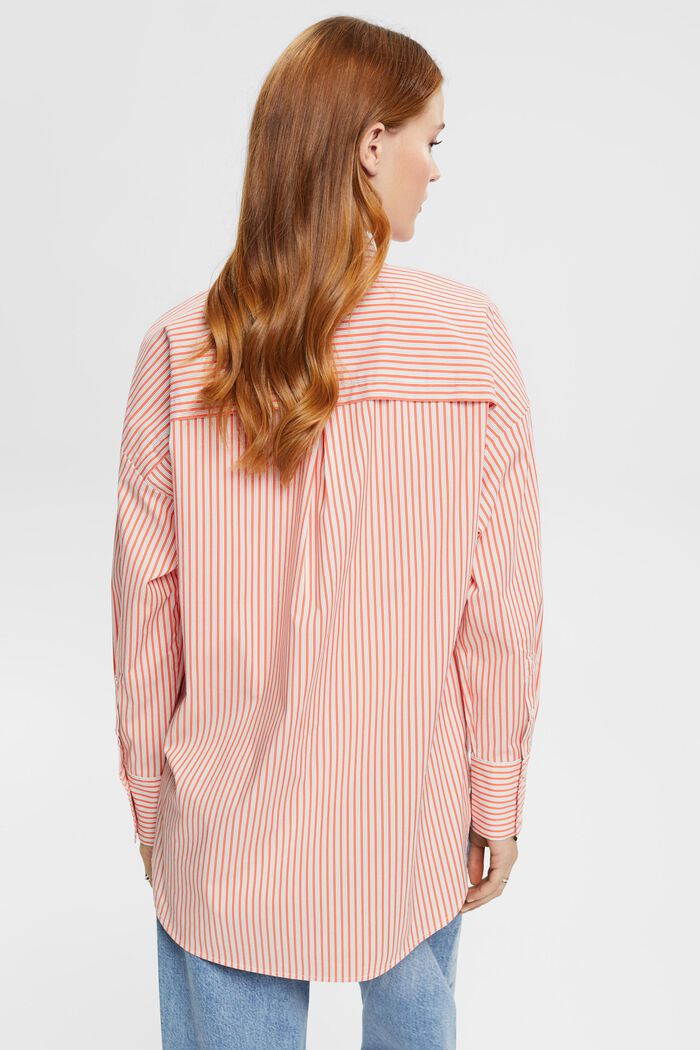 Camicia a righe, ORANGE RED, detail image number 3