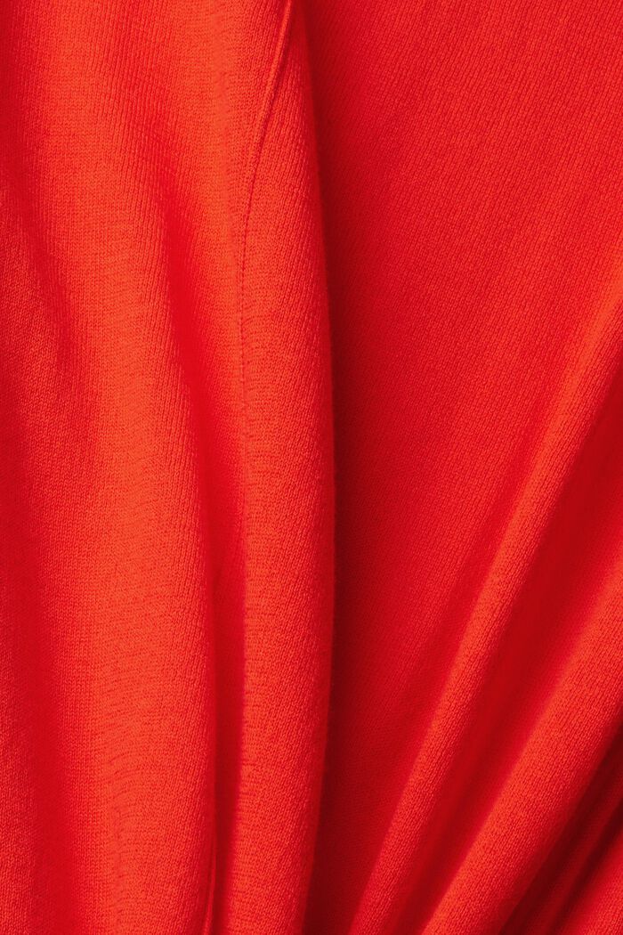 Cardigan in maglia, RED, detail image number 1