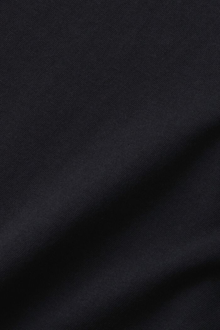 Maglia a maniche lunghe con stampa a delfino, BLACK, detail image number 6