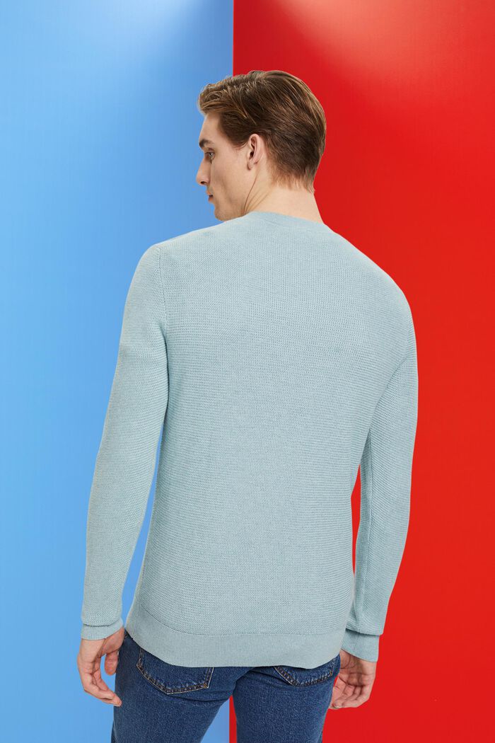 Maglione a righe, GREY BLUE, detail image number 3