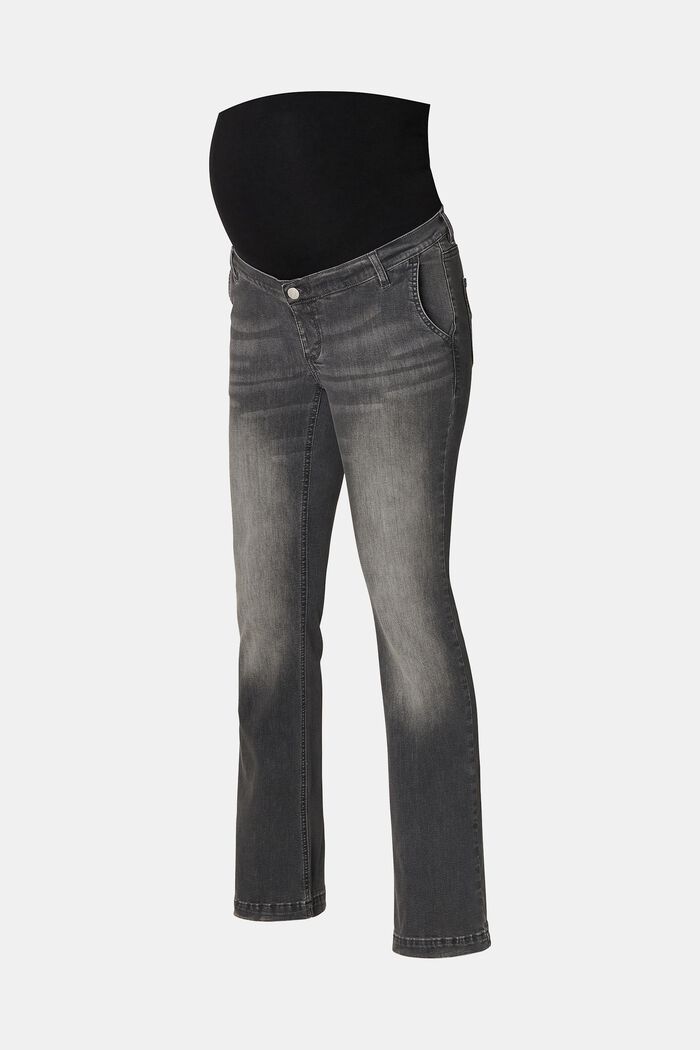 MATERNITY Jeans bootcut, BLACK DARK WASHED, detail image number 0