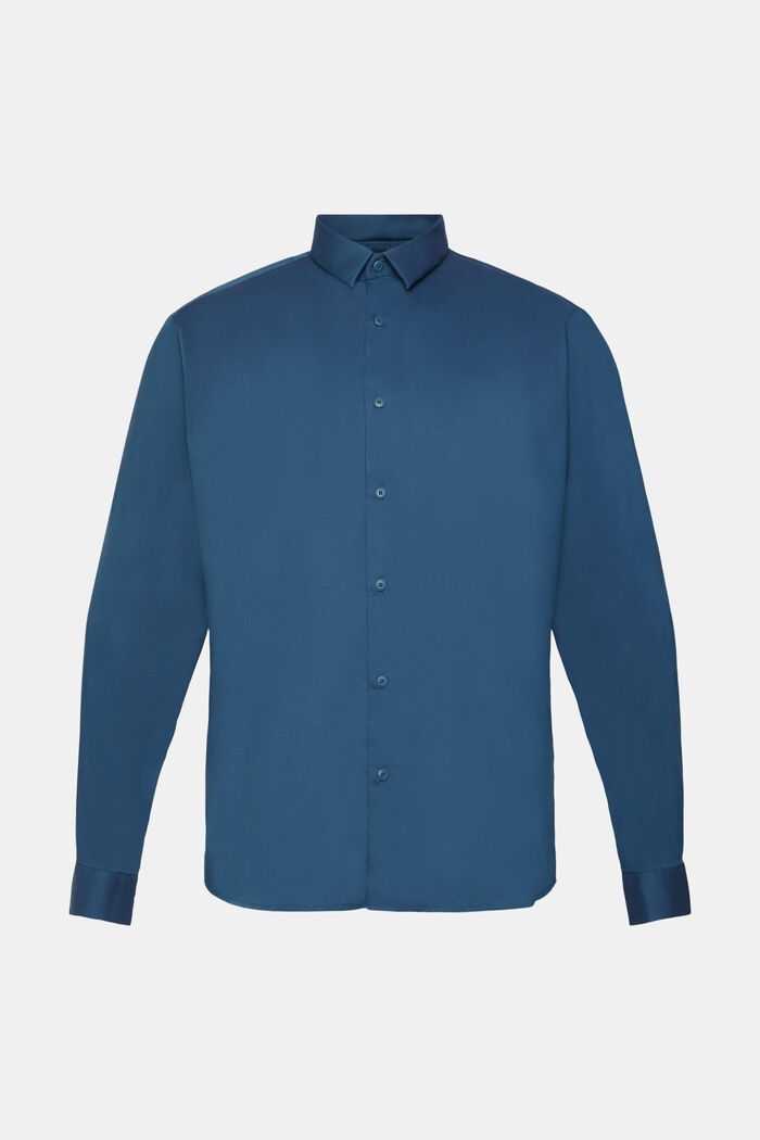 Camicia slim fit, PETROL BLUE, detail image number 2