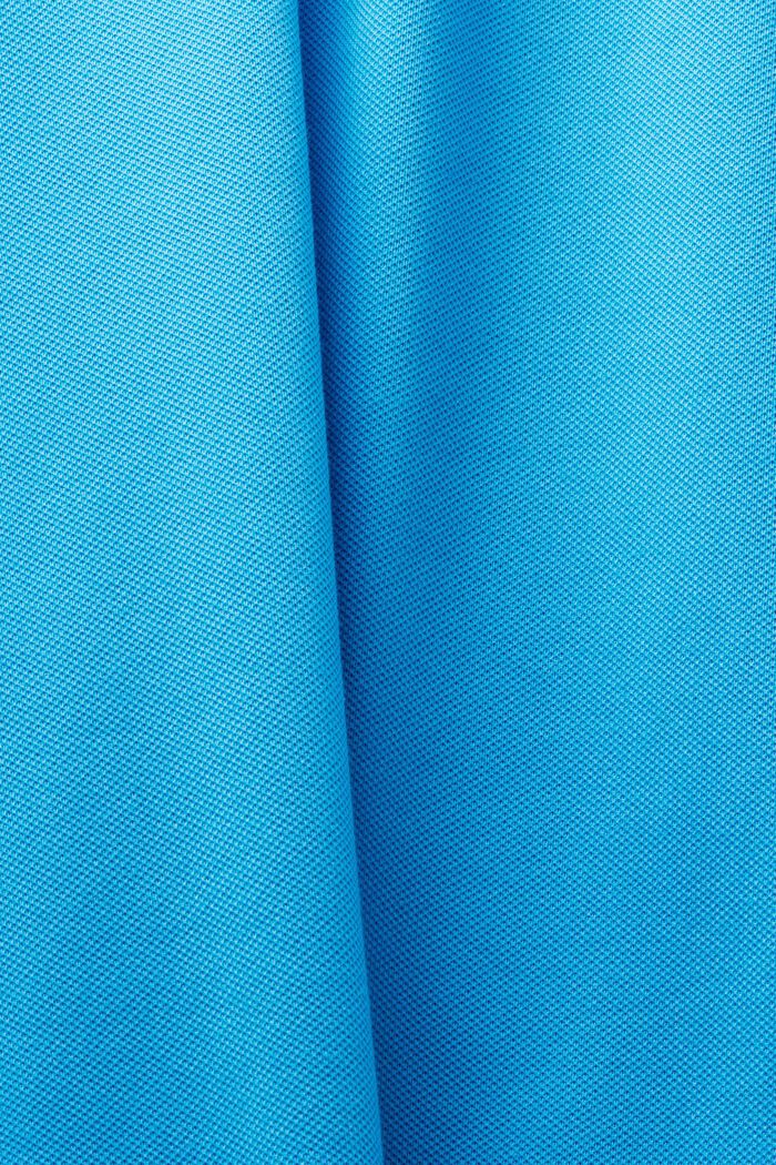 Polo con logo, BLUE, detail image number 4