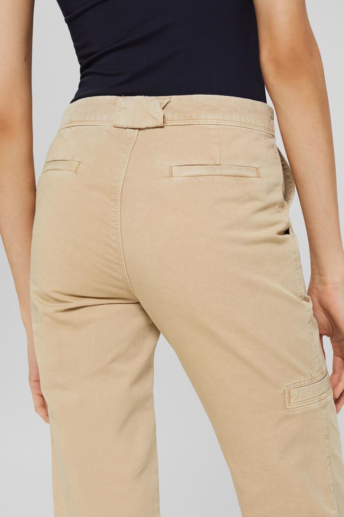 Pantaloni capri di cotone Pima, SAND, detail image number 2
