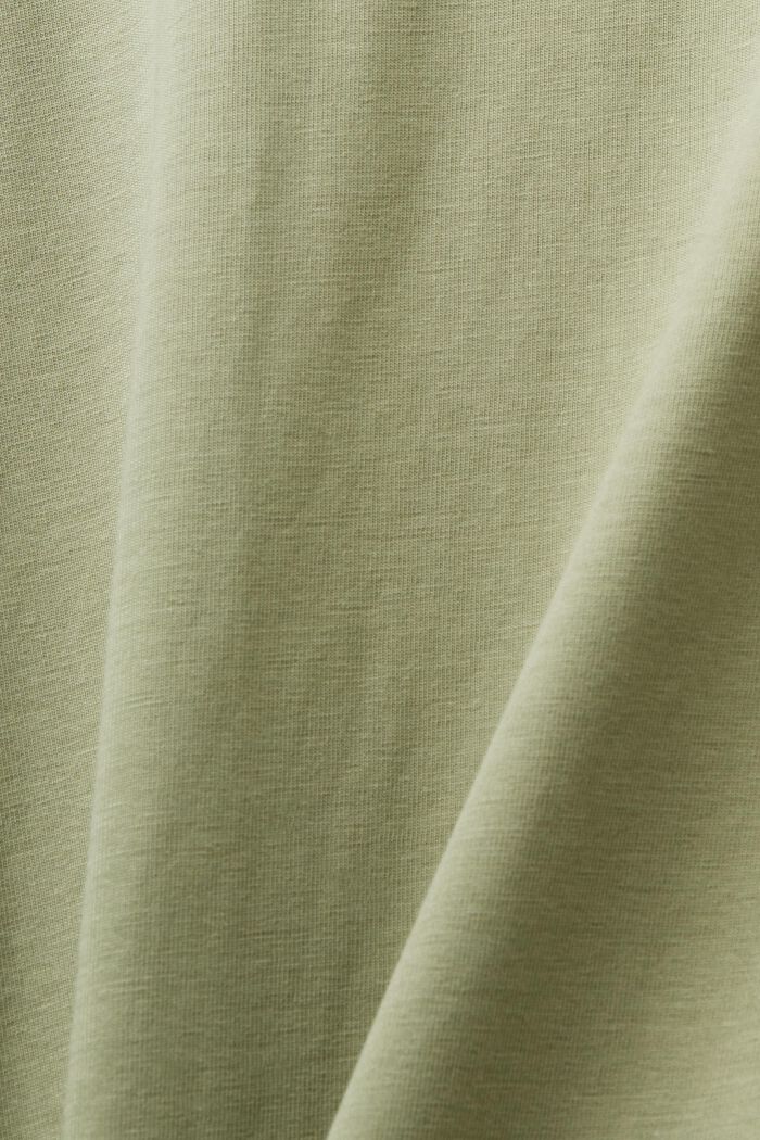T-shirt in jersey, 100% cotone, LIGHT KHAKI, detail image number 6