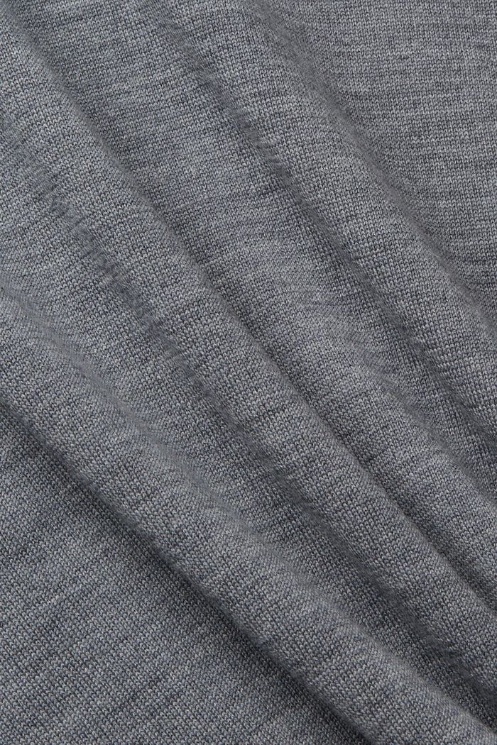 Pullover in lana lavorato a maglia, GREY, detail image number 1