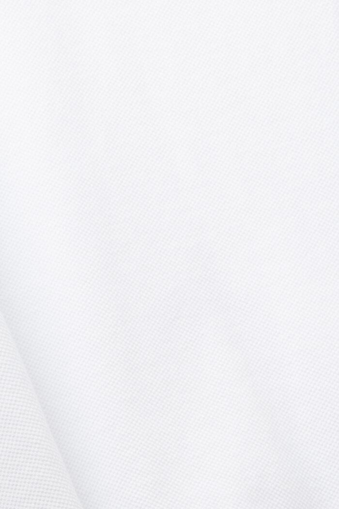 Camicia polo slim fit, WHITE, detail image number 5