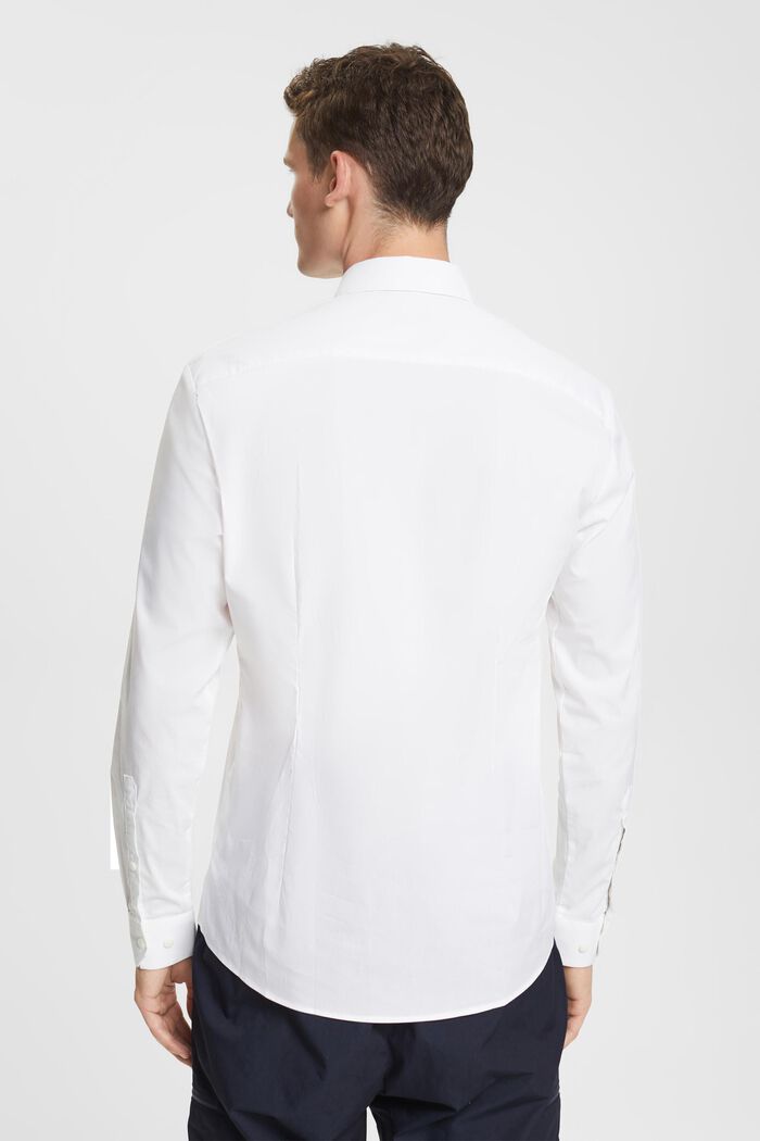 Camicia slim fit, WHITE, detail image number 4
