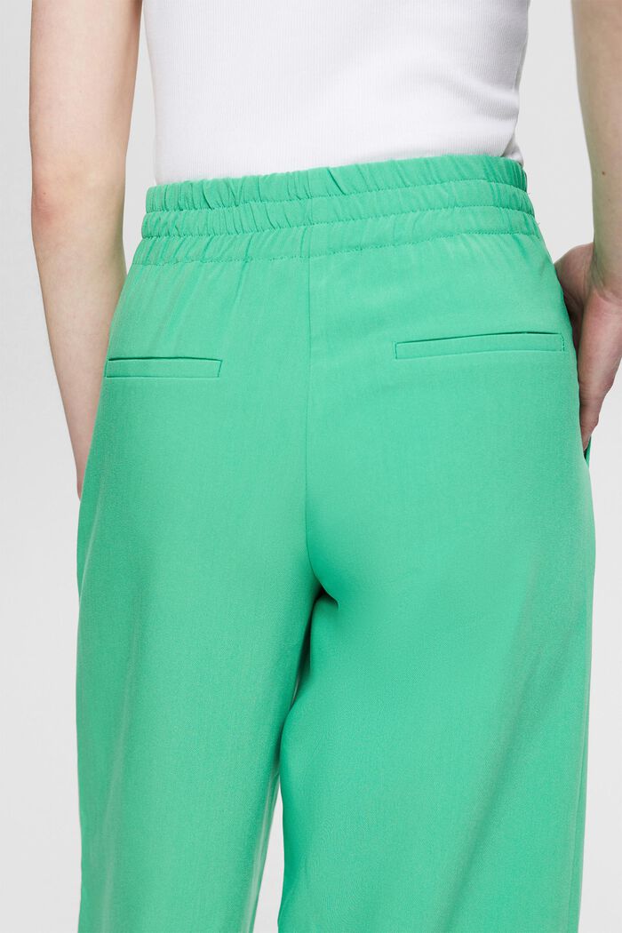 Pantaloni con gamba larga, GREEN, detail image number 4